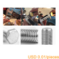 Inch 316 stainless steel Hex bolts (1/2[ to 1") 